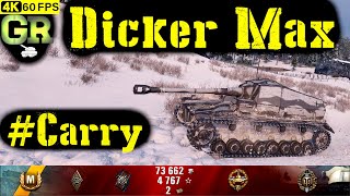 World of Tanks Dicker Max Replay  7 Kills 26K DMGPatch 141 [upl. by Selie]