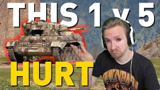 This 1 v 5 HURT in World of Tanks [upl. by Atse583]