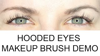 What Are Hooded Eyes Makeup Brushes Demo for Hooded Eyes  PHYRRA [upl. by Chavey]