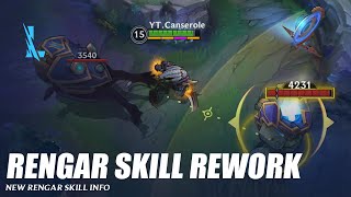 Rengar Skill Rework  Wild Rift [upl. by Arodal]