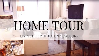 HOME TOUR  Living Room Kitchen amp Balcony  JASMINA PURI [upl. by Etna]