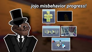 Progress we got about Jojo Misbehavior  Game by Rolevote and more [upl. by Enomys694]