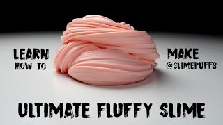 How to Make the Ultimate Fluffy Slime  DIY [upl. by Norihs]