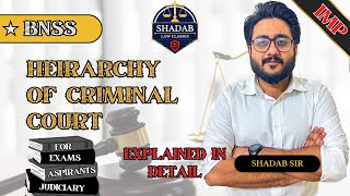 Hierarchy of Criminal Courts  Explained in Detail by Shadab sir [upl. by Jennilee806]