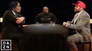 Gervonta Davis Vs Floyd Mayweather HEATED Face 2 Face  DAZN  LIVE [upl. by Eno940]