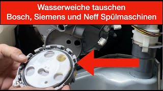 Wasserweiche  Drehschieber bei einem Bosch Siemens oder Neff Geschirrspüler tauschen [upl. by Iroj]