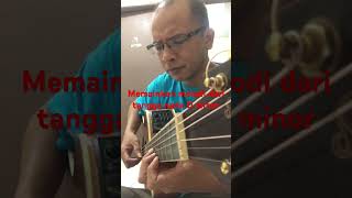 Memainkan D minor Scale learnguitar belajargitar belajargitardasar belajarmusik [upl. by Babbie]