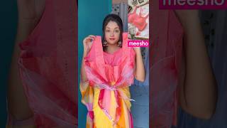 Meesho party wear saree haul ✨💝 fashion meesho meeshohaul saree [upl. by Laucsap]