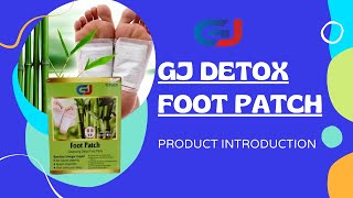 GJ Detox Foot Patch  Product Introduction  Golden Junction [upl. by Eppilihp]