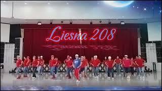 Frankie and Johnny Line Dance Choreo Dee Musk UK Liesna 208 LD Junni 24 [upl. by Dave580]