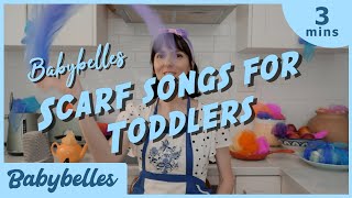 Scarf Songs for Toddlers  3 Little Fishies amp The Wind Blew East  Babybelles Music [upl. by Acebber]