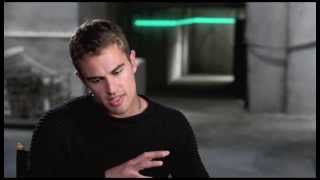 Theo James Interview  Divergent [upl. by Paulsen512]