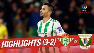 Resumen de Real Betis vs CD Leganés 32 [upl. by Amitarp986]