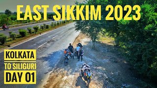 EAST SIKKIM BIKE TRIP 2023  Ep 01 KOLKATA to SILIGURI on Day 01 DONE amp DUSTED 🔥 [upl. by Alpert]