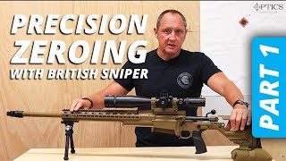 Precision Rifle Scope Zeroing With British Sniper Part 1 [upl. by Odlaner]