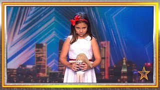 ¿Listo para temblar de miedo con esta niña y su muñeca  Audiciones 1  Got Talent España 2019 [upl. by Elatnahc]