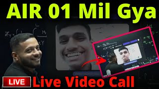 Live Class Air 01 Mil Gya Video Call 😲  Rajwant Sir OP  Rajwant Sir Comedy  Physicswallah [upl. by Ahsiram]