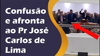 E P4NC4DARIA E AFRONTA ao Pr José Carlos de Lima durante culto de Santa Ceia na Paraíba [upl. by Natsirt]