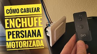 CÓMO CABLEAR EL INTERRUPTOR DE UNA PERSIANA MOTORIZADA  DIO [upl. by Enitsahc]