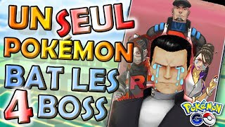 JE SOLO TOUTE LA TEAM ROCKET   BATTRE GIOVANNI et les 3 Boss FACILEMENT dans POKEMON GO [upl. by Dripps]