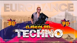 DJ Monteza  CLÁSICOS DEL TECHNO MIX😎Eurodance de los 90s [upl. by Artenra]