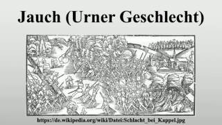 Jauch Urner Geschlecht [upl. by Iknarf]