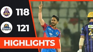 Full Match Highlights  Quetta Gladiators vs Karachi Kings  HBL PSL 9  QGvsKK PSL9 highlights [upl. by Annay]