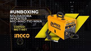 ▶️ UnBoxing💥SOLDADORA INVERTER MAG  MIG  MMA  TIG Lift INGCO💥 [upl. by Ocnarfnaig]