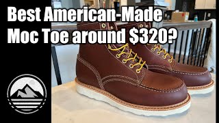 Whites Boots Perry Moc Toe in Red Dog Leather from Seidel Tannery  Made in America USA [upl. by Goebel]