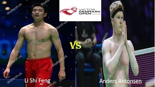 Li Shi Feng vs Anders Antonsen l Quarterfinals l Denmark Open 2024 [upl. by Nudnarb]