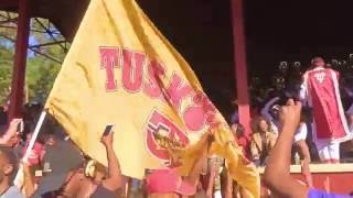 Tuskegee University Crimson Pipers quotBall amp Parlayquot The Victory Song 10222016 [upl. by Reiss]