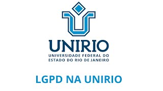 Formulário de Mapeamento de dados pessoais e dados pessoais sensíveis da UNIRIO [upl. by Slayton]