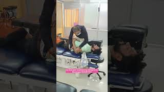 Cervical pain treatment by chiropracticshortsfeedbhavnagar9054917151 [upl. by Idolla]