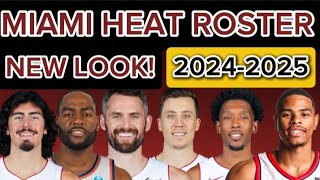 MIAMI HEAT ROSTER  NEW LOOK UPDATE 💯 TODAY FINAl LINE UP 20242025 nbaupdate [upl. by Hibbert394]