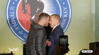 Bisping GSP is going to get f wiped out  UFC 217 Toronto press conference best bits [upl. by Collier]