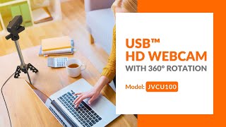 j5create USB™ HD Webcam with 360° rotation  Model JVCU100 [upl. by Suki]