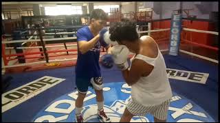 Elorde Boxing Gym Sucat Training and Vlog with Jhonbie Gavino and Cross Man [upl. by Aitas430]