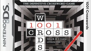 1001 Crosswords  Nintendo DS Longplay [upl. by Sacci616]