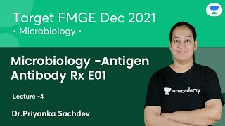 Microbiology AntigenAntibody Rx E01  L4  FMGE Dec21  Lets crack NEET PG  DrPriyanka Sachdev [upl. by Ylecara]