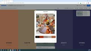 Create wedding color palette with Coolersco [upl. by Enilecram819]