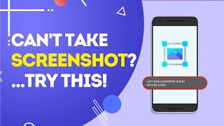 New Feature Can’t Take Screenshot Due to Security Policy Solved [upl. by Wiskind]