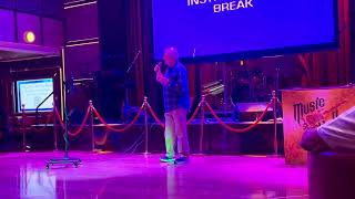 Tom singing Karaoke aboard the cruise ship November 5 2024 [upl. by Emmy]