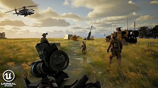 New MILITARY WAR Games in UNREAL ENGINE 5 coming out in 2024  PS5 Xbox Series X PC [upl. by Dnamron84]