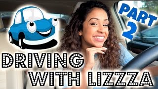 CRAZY DRIVER DRIVING WITH LIZZZA PART 2  Lizzza [upl. by Niarda]