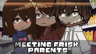 • meeting Frisks parents •  Undertale My AU Gacha Club✨❤️ [upl. by Jakie]