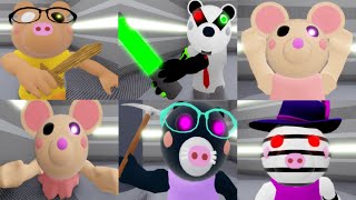 ROBLOX PIGGY ALL JUMPSCARES NPC TEST [upl. by Eninnaej375]