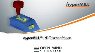 hyperMILL 2DTaschenfräsen  Tutorial [upl. by Ainessej825]