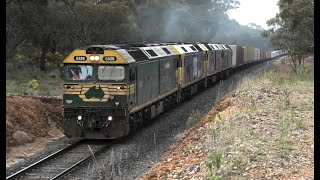 G520BL33G540539 with 65 platforms on 7901V on Bealiba Bank 190823 [upl. by Hatcher]