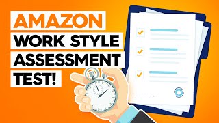 AMAZON Work Style Assessment Test Questions amp Answers How to PASS and Amazon Online Job test [upl. by Ainesy]