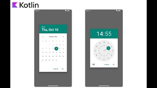 Kotlin Jetpack Compose DatePicker  TimePicker [upl. by Phillip923]